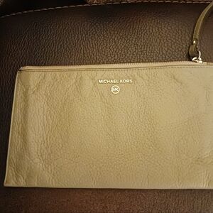 Michael Kors Leather Wristlet